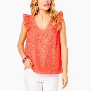 Lilly Pulitzer | Lina Eyelet Top